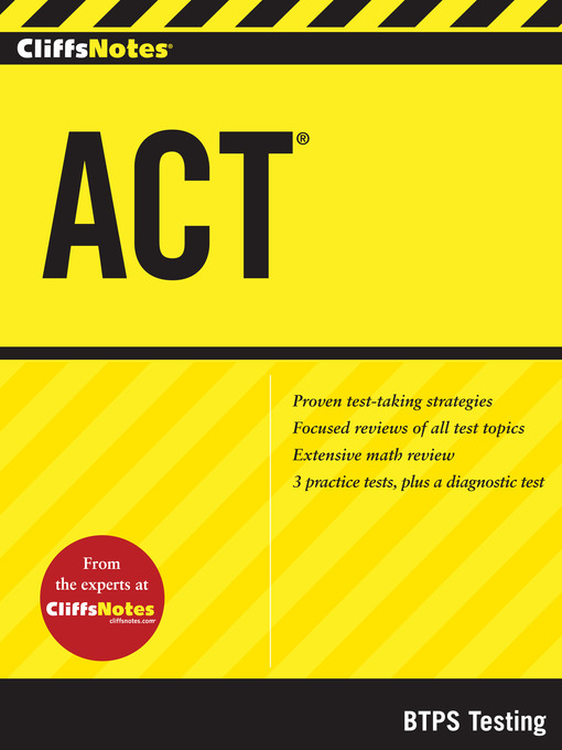 Title details for CliffsNotes ACT by BTPS Testing - Available